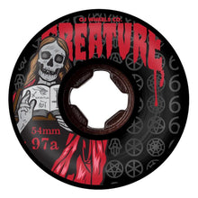 OJ Wheels x Creature Book Of OJ Bloodsuckers Black Skateboard Wheels 97a 54mm