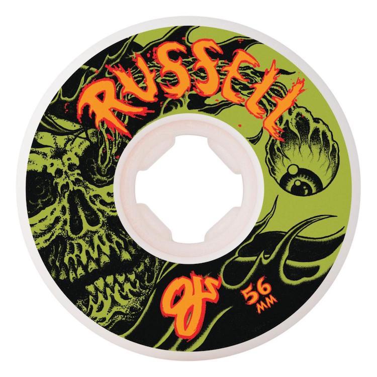OJ Wheels Chris Russell Optic Nightmare Elite Hardline Skateboard Wheels 99a 56mm