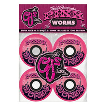 OJ Wheels Pink Worms Super Juice Skateboard Wheels 78a 60mm