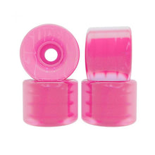 OJ Wheels Soft Mini Super Juice Pink Bubble Gum Transparent Pink Skateboard Wheels 78a 55mm