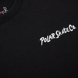 Polar Skate Co Campfire T-Shirt Black