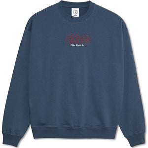 Polar Skate Co Dave Crewneck Sweatshirt Grey Blue