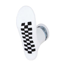 Santa Cruz Finish Line Crew Socks White & Black (2 Pack)