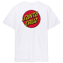 Santa Cruz Screaming Classic Dot Chest T-Shirt White