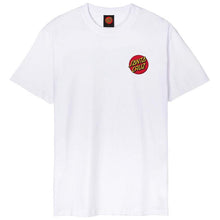 Santa Cruz Screaming Classic Dot Chest T-Shirt White