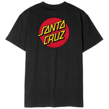 Santa Cruz Screaming Classic Dot Chest T-Shirt Black