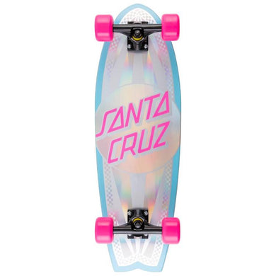 Santa Cruz Prismatic Dot Shark Cruiser Complete Skateboard 8.8