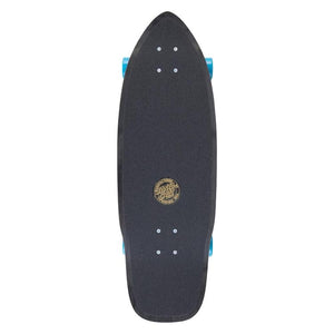 Santa Cruz X Carver Surf Skate Wave Dot Cut Back Complete Skateboard Cruiser 9.75" x 29.95"