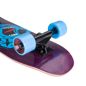 Santa Cruz Classic Screaming Hand Purple Cruiser Complete Skateboard 8.4"