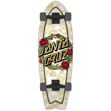 Santa Cruz Entangled Dot Shark Cruiser Complete Skateboard 8.8