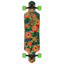 Santa Cruz Skateboards Screaming Hibiscus Drop Thru Complete Skateboard Longboard 9" x 36"