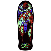 Santa Cruz X Stranger Things Melting Clock Skateboard Deck 9.7"