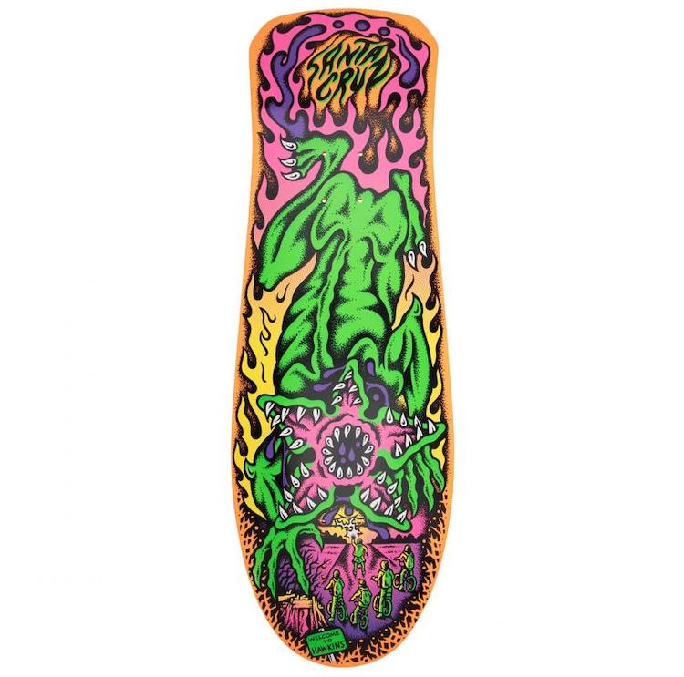 Santa Cruz X Stranger Things Demogorgon Skateboard Deck 10.1