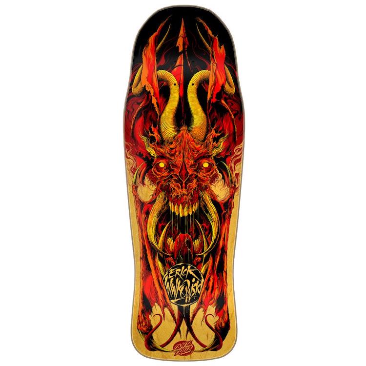 Santa Cruz Winkowski Primeval Shaped Skateboard Deck 10.34