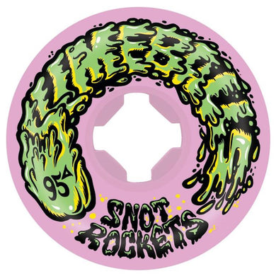 Slime Ball Wheels Snot Rockets Pastel Pink Skateboard Wheels 95a 54mm