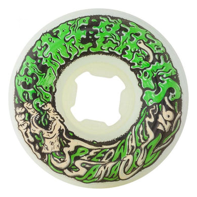 Slime Ball Wheels Vomit Mini II White/Green Skateboard Wheels 97a 54mm