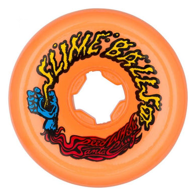 Slime Ball Wheels Vomits Orange Skateboard Wheels 97a 60mm