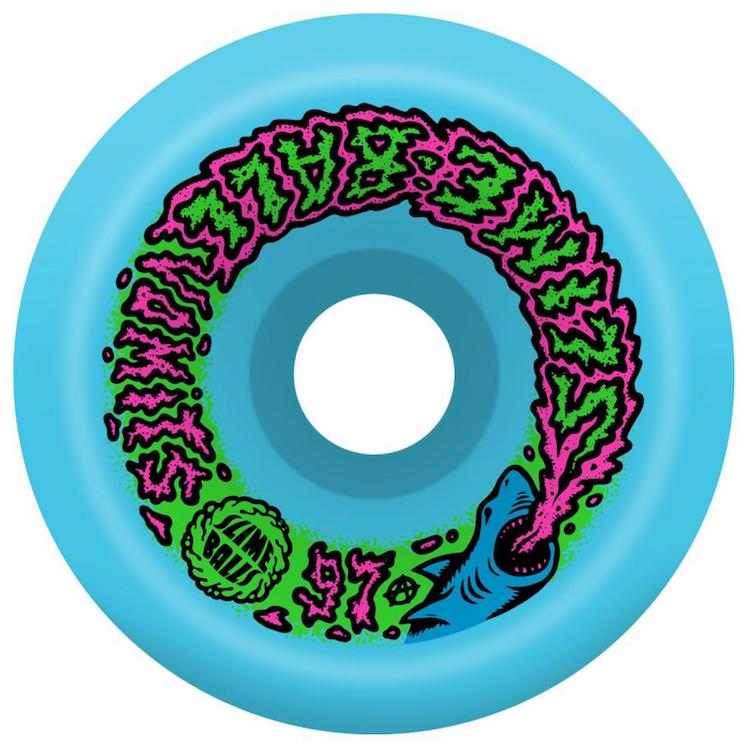 Slime Ball Wheels Vomit Blue Blue Skateboard Wheels 97a 60mm Flavour slime-ball-wheels-vomit-blue-blue-skateboard-wheels-97a-60mm-flavour