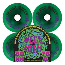 Slime Ball Wheels Mega Balls Green Skateboard Wheels 78a 80mm