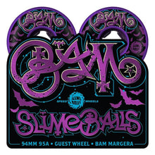 Slime Ball Wheels Bam Margera Guest OG Slime Purple Skateboard Wheels 95a 54mm