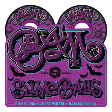 Slime Ball Wheels Bam Margera Guest OG Slime Skateboard Wheels 78a 60mm