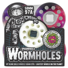 Slime Ball Wheels Worm Holes Skateboard Wheels 97a 58mm