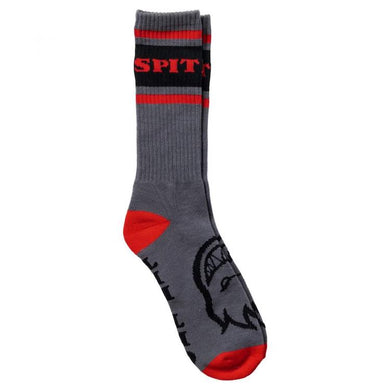 Spitfire Wheels Classic '87 Bighead Crew Socks Charcoal/Red/Black