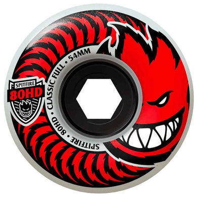 Spitfire Wheels Chargers Classic 80HD Clear Skateboard Wheels 80a 54mm