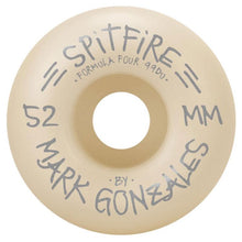Spitfire Wheels Formula Four Gonz Shmoos Skateboard Wheels 99a 52mm