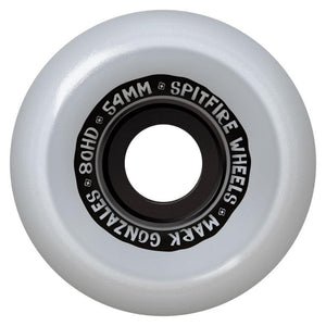 Spitfire Wheels Gonz Flower Conical 80HD Clear Soft Skateboard Wheels 80a 54mm