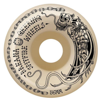 Spitfire Wheels Formula Four Breana Tormentor Conical White Skateboard Wheels 99a 56mm