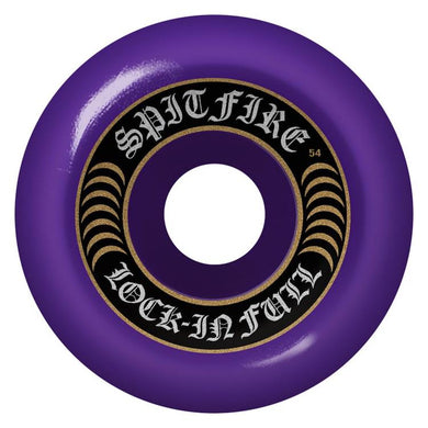 Spitfire Wheels Formula Four Lock Ins Full Purple Skateboard Wheels 99a 54mm