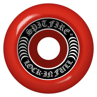 Spitfire Wheels Formula Four Lock Ins Full Red Skateboard Wheels 99a 55mm