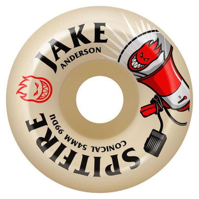 Spitfire Wheels Formula Four Jake Anderson Burn Squad Conical Skateboard Wheels 99a 54mm