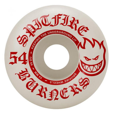 Spitfire Wheels Burners Skateboard Wheels 99a 54mm