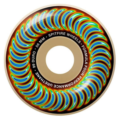 Spitfire Wheels Formula Four Radioactive Classics Skateboard Wheels 99a 56mm