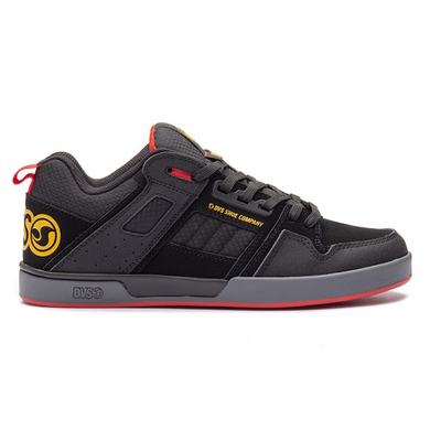 DVS Comanche 2.0+ Black/Yellow/Red Nubuck Shoes