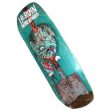 Heroin Skateboards Double Shovel Skateboard Deck 9.9" (Various Wood Stains)