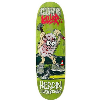 Heroin Skateboards Curb Killer IV Symmetrical Skateboard Deck 10