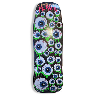 Heroin Skateboards Mutant Eyeballer Skateboard Deck 10.25