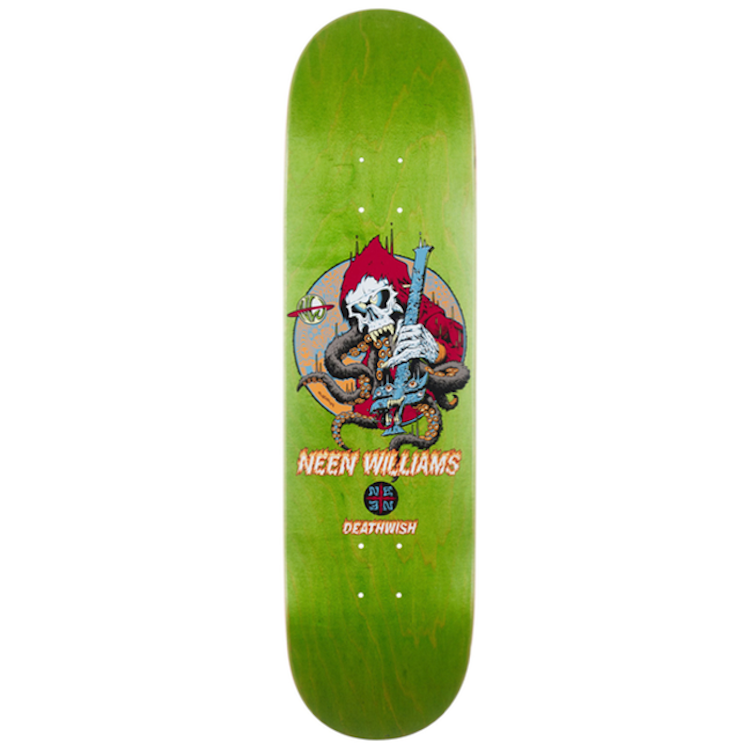 Deathwish Skateboards Neen Williams Astrovore Twin Skateboard Deck 8.25