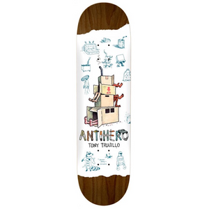 Anti Hero Skateboards Tony Trujillo Recycling Skateboard Deck 8.38" (Various Wood Stains)