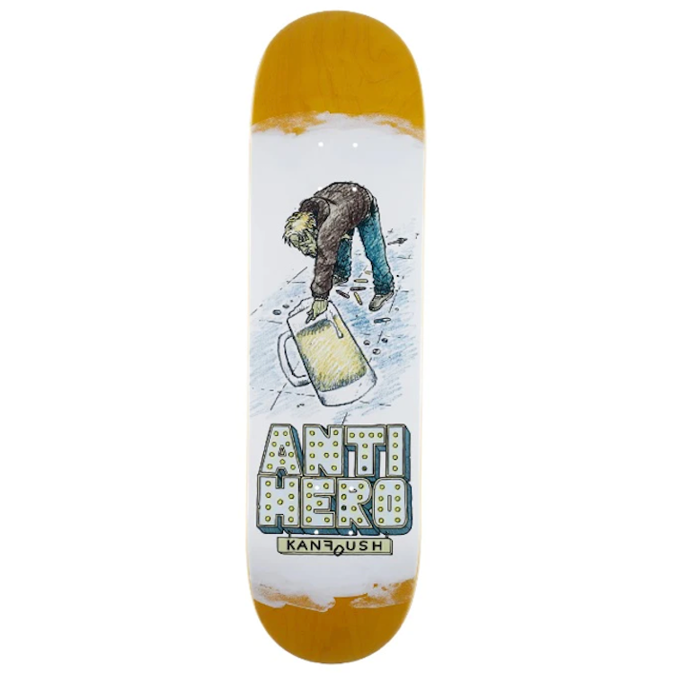 Anti Hero Skateboards Kanfoush Street Performers Skateboard Deck 8.5