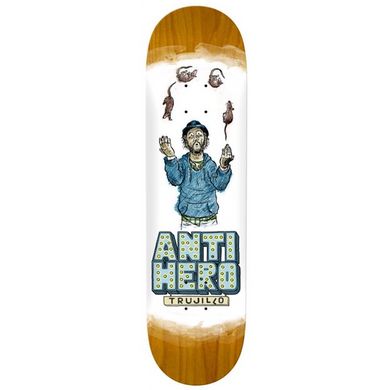 Anti Hero Skateboards Trujillo Street Performers Skateboard Deck 8.38