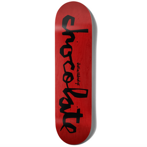 Chocolate Skateboards Reflective Chunk Justin Eldridge Skateboard Deck 8.25"