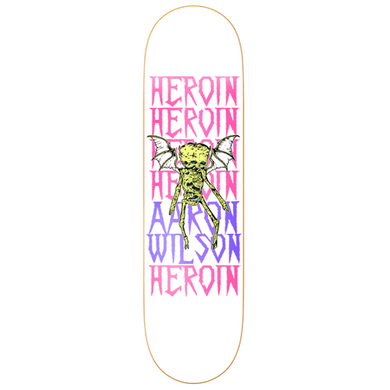 Heroin Skateboards Aaron Wilson Die Tonight Skateboard Deck 8.5