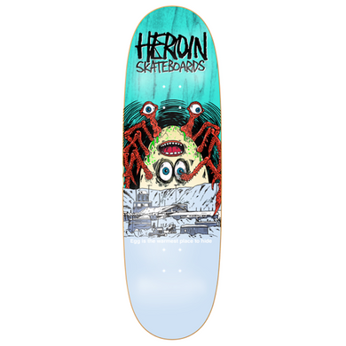 Heroin Skateboards Space Egg 2 Skateboard Deck 9.4
