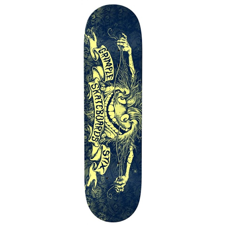 Anti Hero Skateboards Grimple Stix PP Skateboard Deck 8.5