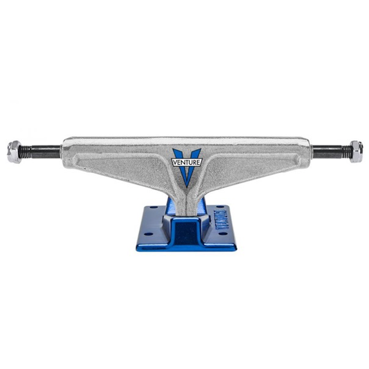 Venture Trucks V Lights Low Polished/Blue Skateboard Trucks 5.2