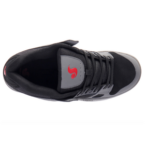 DVS Celsius Black/Charcoal/Red Nubuck Shoes